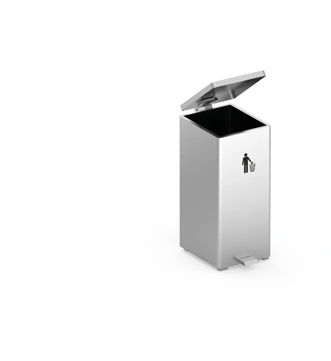 AĞIR HİZMET PEDALLI ÇÖP KOVASI — STB-131